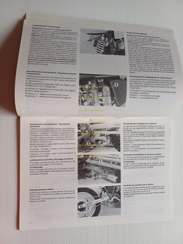 KTM 125 MX - 125 Enduro 1987 manuale uso / …