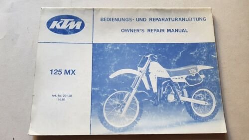 KTM 125 MX 1983 manuale uso / officina riparazione owner's-repair …