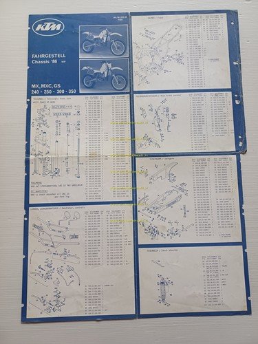 KTM 240 - 250 - 300 - 350 MX - …