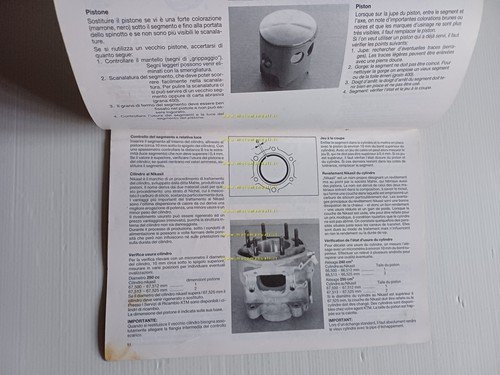 KTM 240 - 250 MX - Enduro 1986-87 manuale uso …