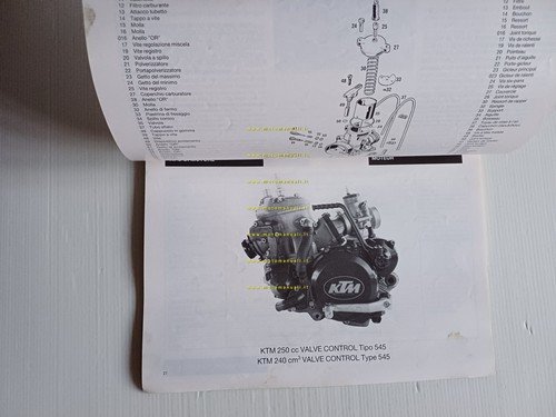 KTM 240 - 250 MX - Enduro 1986-87 manuale uso …