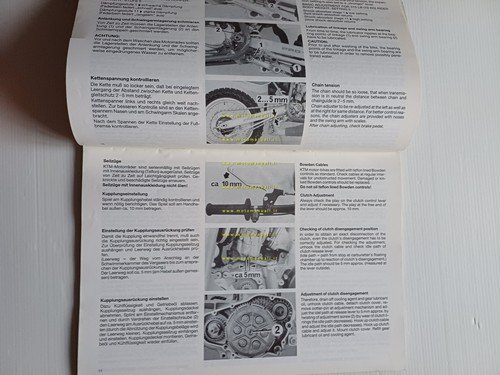 KTM 240 250 300 350 MX MXC GS GSXC 1985 …