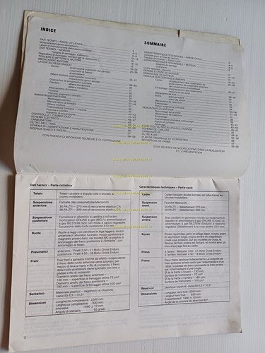 KTM 240-250 MC-GS II 1981 manuale uso officina italiano francese …