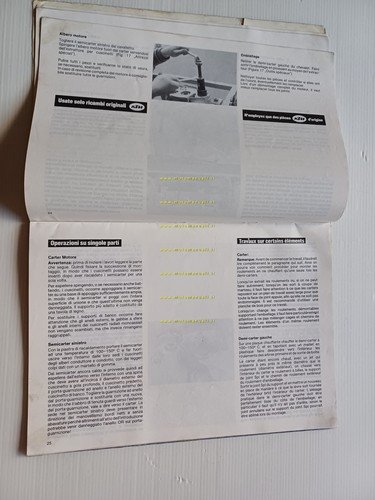 KTM 240-250 MC-GS II 1981 manuale uso officina italiano francese …