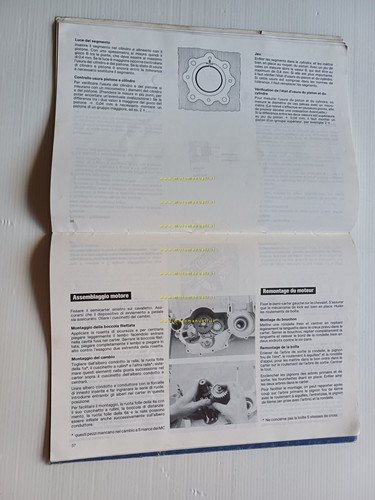 KTM 240-250 MC-GS II 1981 manuale uso officina italiano francese …