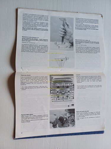 KTM 240-250 MC-GS II 1981 manuale uso officina italiano francese …