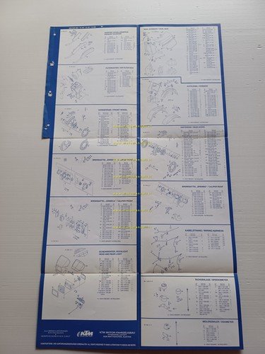 KTM 250 - 300 MX.D - XC.E - XC.E-GS 1991 …