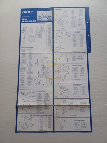 KTM 250 - 300 MX.D - XC.E - XC.E-GS 1991 …