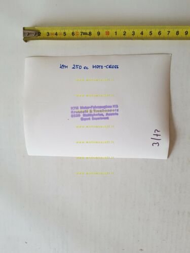 KTM 250 Cross 1973 foto cartella stampa originale press photo …