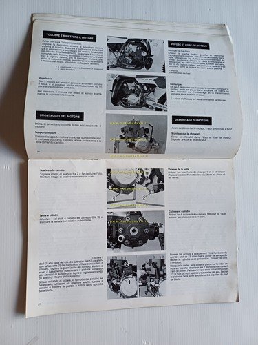 KTM 250 MX - 250 GS Enduro 1983-84 manuale uso …