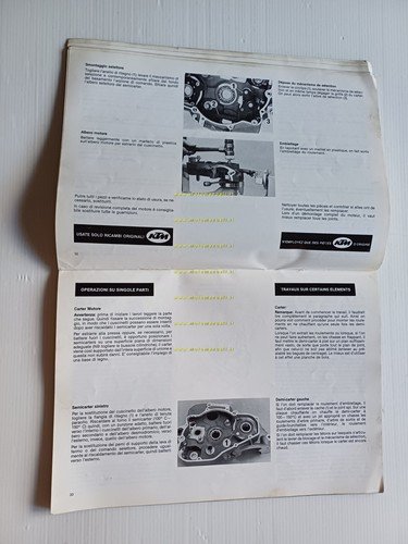 KTM 250 MX - 250 GS Enduro 1983-84 manuale uso …