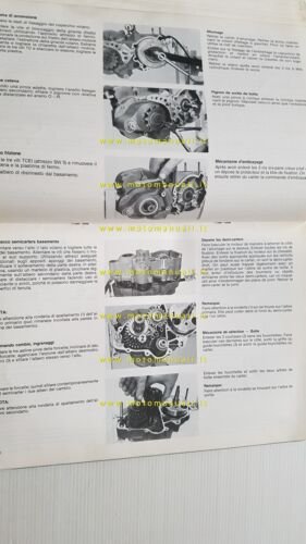 KTM 250 MX 1983 manuale uso / officina originale italiano