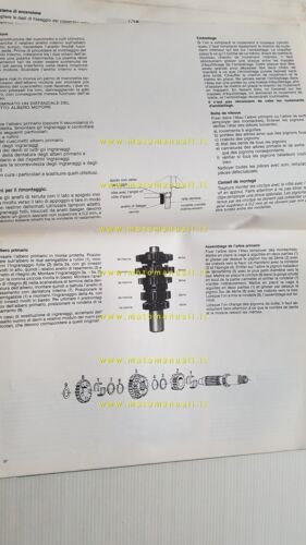 KTM 250 MX 1983 manuale uso / officina originale italiano