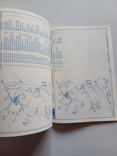 KTM 350 - 400 - 620 SX EXC EGS 1995 …