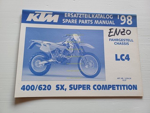 KTM 400 - 620 LC4 SX - SUPER COMPETITION 1998 …