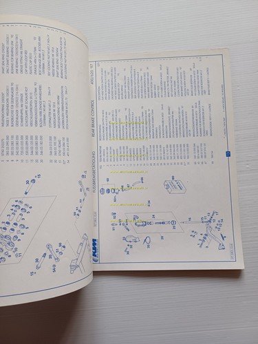 KTM 400 - 620 LC4 SX-SUPER COMPETITION 1997 catalogo ricambi …