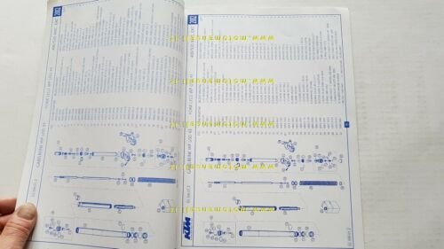 KTM 400\520 SX-MXC-EXC 2002 catalogo ricambi TELAIO -FRAME spare parts …