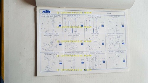 KTM 400520 SX-MXC-EXC 2002 catalogo ricambi TELAIO -FRAME spare parts …