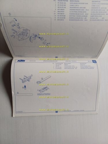 KTM 50 Pro-Junior-Senior LC 2002 catalogo ricambi originale