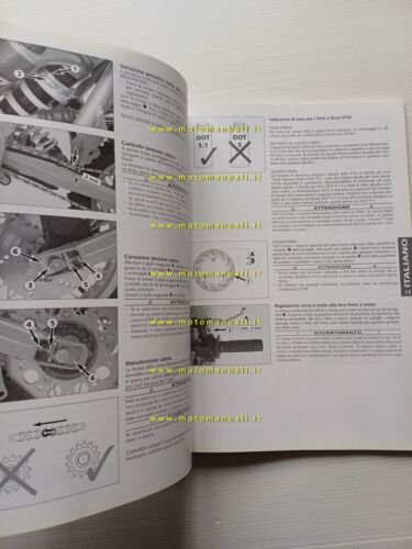 KTM 65 SX 2002 manuale uso manutenzione originale italiano