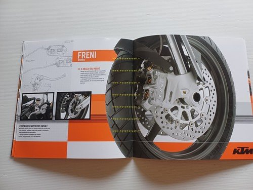KTM 950 Supermoto Pentathlon 2006 depliant italiano originale