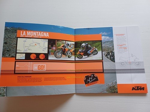 KTM 950 Supermoto Pentathlon 2006 depliant italiano originale