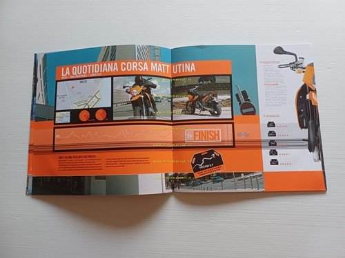 KTM 950 Supermoto Pentathlon 2006 depliant italiano originale
