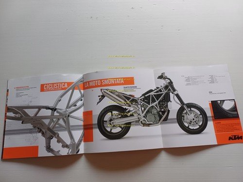 KTM 950 Supermoto Pentathlon 2006 depliant italiano originale