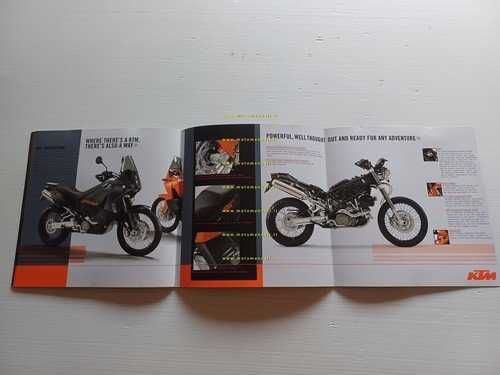 KTM 990 Adventure 2008 depliant inglese originale
