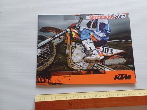 KTM catalogo modelli Motocross 2007 depliant italiano originale
