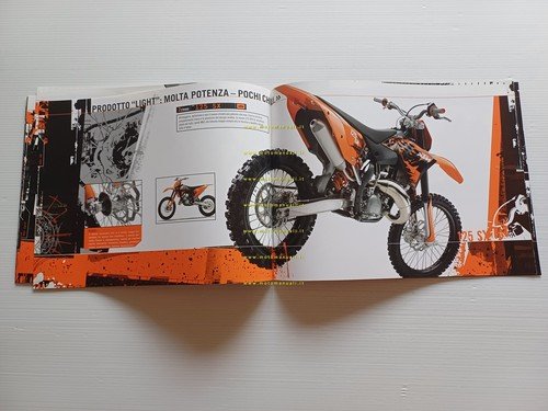 KTM catalogo modelli Motocross 2007 depliant italiano originale