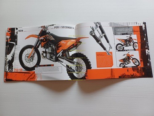 KTM catalogo modelli Motocross 2007 depliant italiano originale
