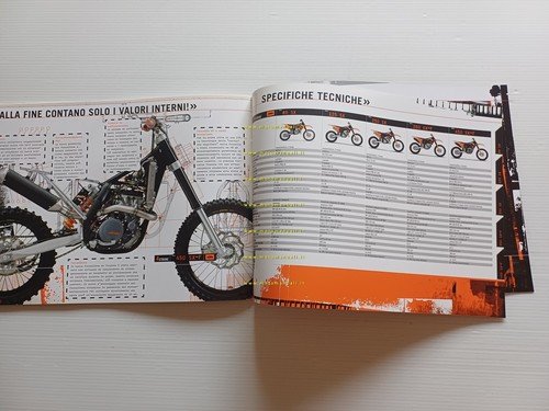 KTM catalogo modelli Motocross 2007 depliant italiano originale