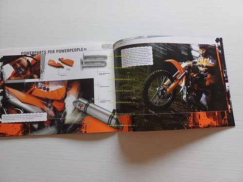 KTM catalogo modelli Motocross 2007 depliant italiano originale