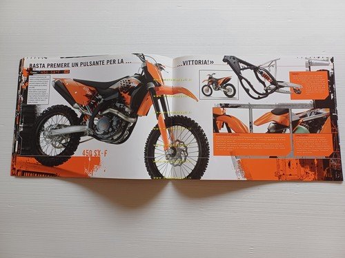 KTM catalogo modelli Motocross 2007 depliant italiano originale