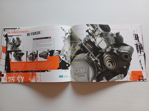 KTM catalogo modelli Motocross 2008 depliant italiano originale