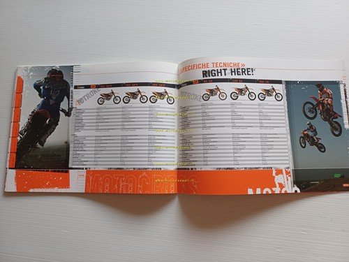 KTM catalogo modelli Motocross 2008 depliant italiano originale
