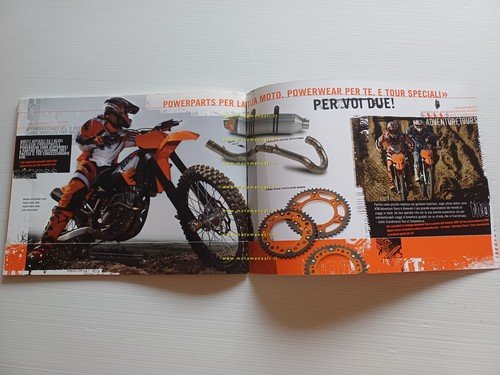 KTM catalogo modelli Motocross 2008 depliant italiano originale