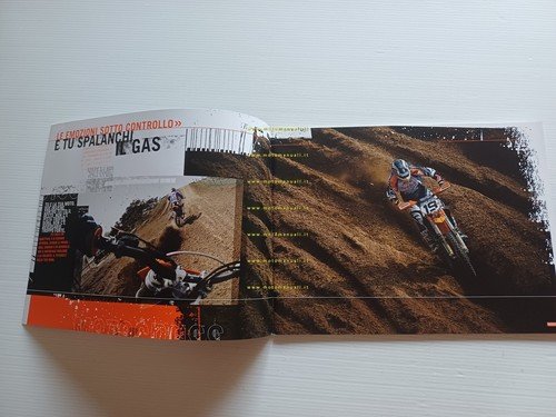 KTM catalogo modelli Motocross 2008 depliant italiano originale