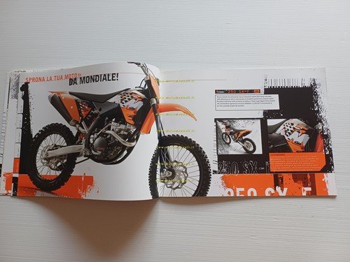 KTM catalogo modelli Motocross 2008 depliant italiano originale