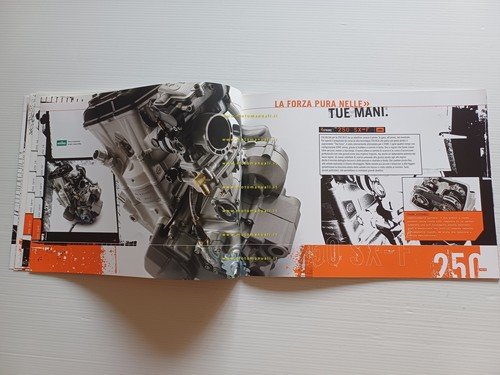 KTM catalogo modelli Motocross 2008 depliant italiano originale