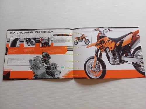 KTM catalogo modelli Supermotard 2007 depliant italiano originale