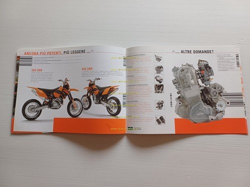 KTM catalogo modelli Supermoto 2006 depliant italiano originale