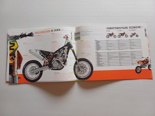 KTM catalogo modelli Supermoto 2006 depliant italiano originale
