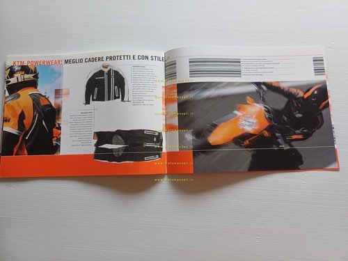 KTM catalogo modelli Supermoto 2006 depliant italiano originale