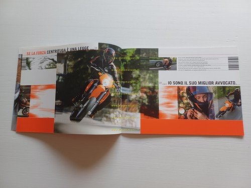 KTM catalogo modelli Supermoto 2006 depliant italiano originale