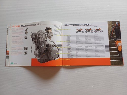 KTM catalogo modelli Supermoto 2006 depliant italiano originale