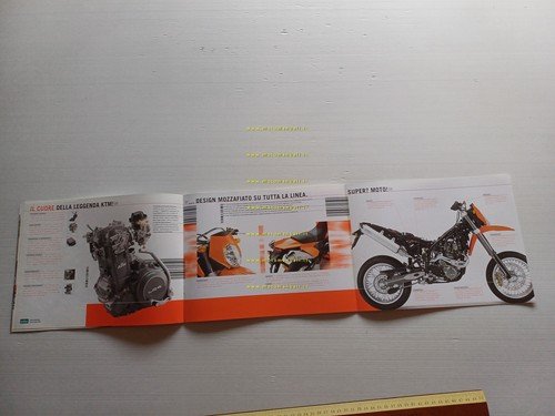 KTM catalogo modelli Supermoto 2006 depliant italiano originale