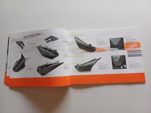 KTM catalogo parti speciali strada 2006 depliant italiano francese originale