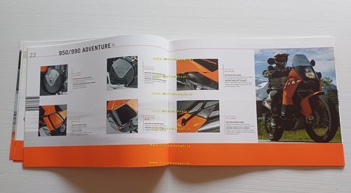 KTM catalogo parti speciali strada 2006 depliant italiano francese originale